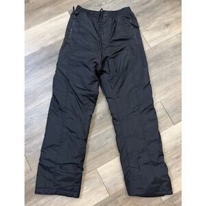 Ski Gear Insulated Snow Pants Black Small Winter Ski Snowboard